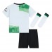 Liverpool Replika Babykläder Borta matchkläder barn 2023-24 Korta ärmar (+ Korta byxor)